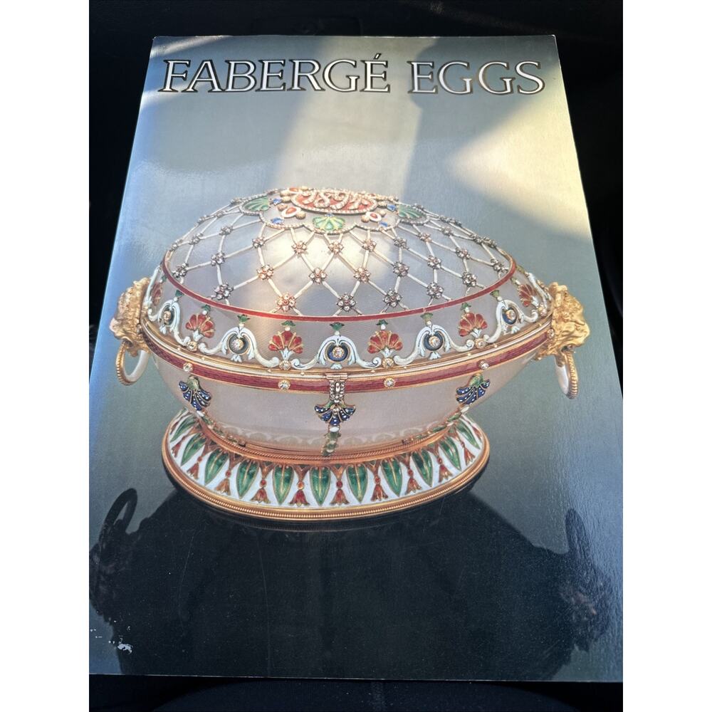 Faberge Eggs Imperial Russian Fantasies Catalog Book Paperback 1984‎ New York